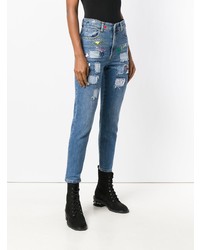 History Repeats Patchwork Skinny Jeans