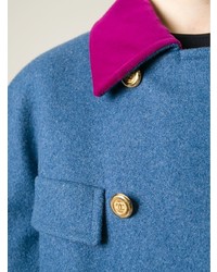 Chanel Vintage Velvet Collar Coat