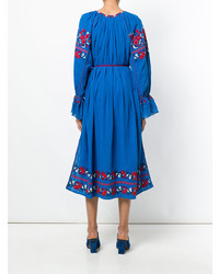 Ulla Johnson Filia Embroidered Midi Dress