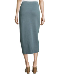 Eileen Fisher Washable Silkcotton Midi Pencil Skirt Plus Size