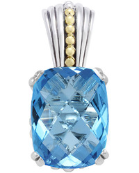 Lagos 18k Blue Topaz Prism Pendant