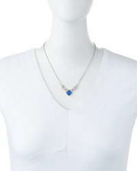 Stephen Webster Blue Agate Crystal Haze Diamond Barb Necklace