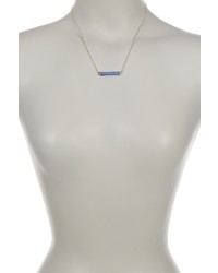 Kenneth Cole New York Blue Bar Pendant Necklace