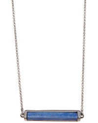 Kenneth Cole New York Blue Bar Pendant Necklace
