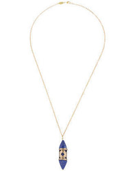 Pamela Love Lapis Stone Pendant Necklace