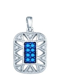 SEA Of Diamonds 025ctw Blue Diamond Fashion Pendant