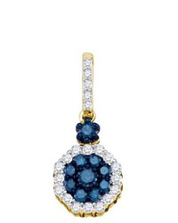 SEA Of Diamonds 051ctw Blue Diamond Fashion Pendant
