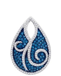 SEA Of Diamonds 105ctw Blue Diamond Fashion Pendant