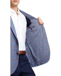 Brooks Brothers Blue And Red Plaid Sport Coat