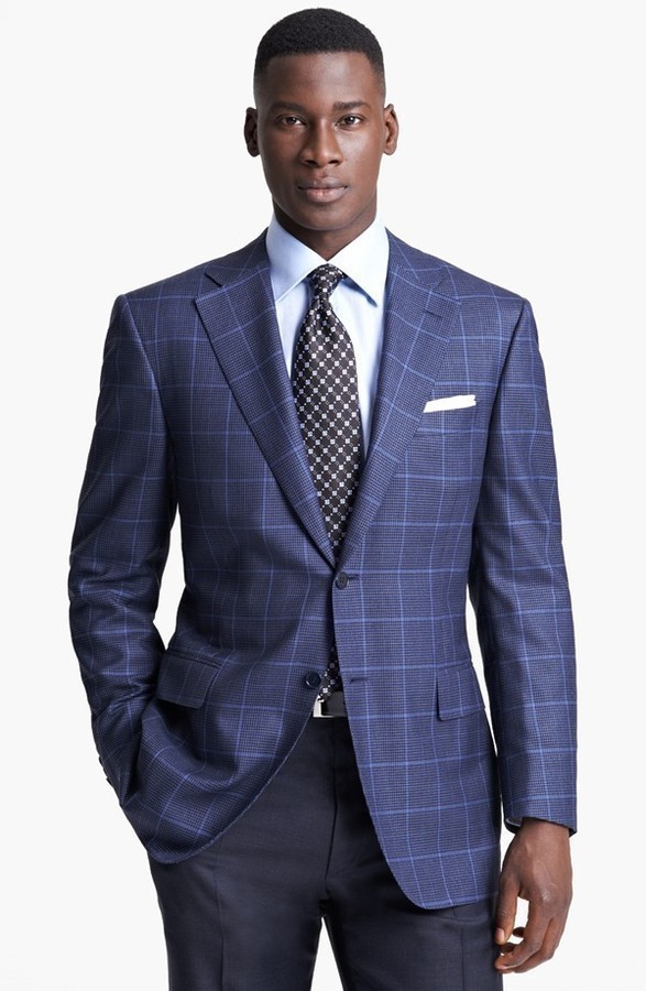 Canali Classic Fit Plaid Sportcoat, $1,295 | Nordstrom | Lookastic