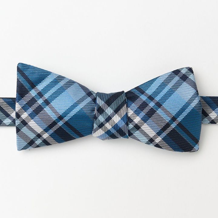 Blue Bow Tie NEW Croft & Barrow soie Homecoming/Bal 2019 PreTied hommes Bowtie 