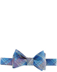 Ted Baker Plaid Bow Tie Blue