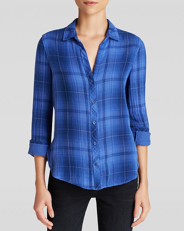 Bella Dahl Shirt Button Down Plaid 150 Bloomingdale s Lookastic