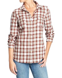 Old Navy Plaid Flannel Shirts