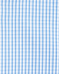 Kiton Plaid Shirt Dark Bluelight Blue