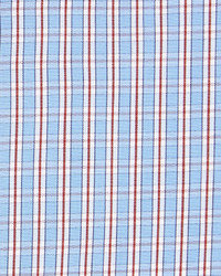 Kiton Plaid Shirt With Stripes Bluered