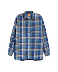Beams Check Flannel Long Sleeve Button Up Shirt