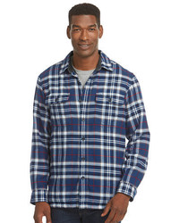 L.L. Bean Fleece Lined Flannel Shirt Traditional Fit