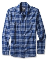 Fox Long Sleeve Plaid Flannel Shirt
