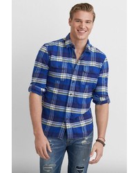 American Eagle Outfitters O Heritage Button Down Flannel
