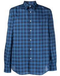 Aspesi Check Pattern Longsleeved Shirt