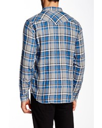 Lucky Brand Classic Western Plaid Long Sleeve California Fit Shirt Shirt