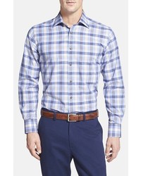 Maker Company Tailored Fit Plaid Sport Shirt