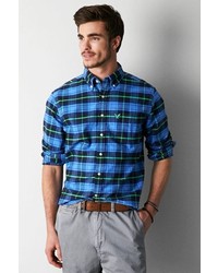 American Eagle Outfitters Plaid Button Down Shirt