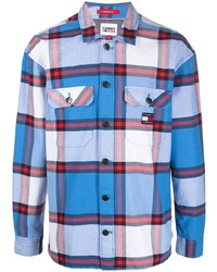 Tommy Jeans Plaid Check Print Button Shirt