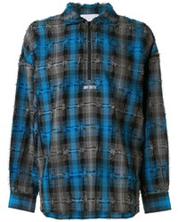 Off Duty Plaid Pullover Shirt