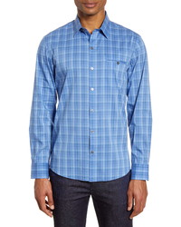 Zachary Prell Soleto Regular Fit Plaid Button Up Shirt