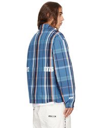AAPE BY A BATHING APE Blue Check Jacket