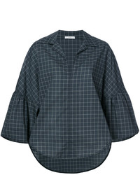 Tome Bell Sleeved Check Shirt
