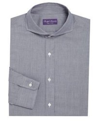 Ralph Lauren Purple Label Micro Check Regular Fit Shirt