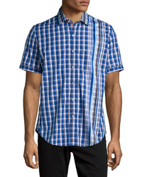 Robert Graham Lyle Plaid Short Sleeve Sport Shirt Multi