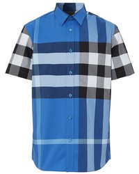 Burberry Oversized Check Buttoned Shirt