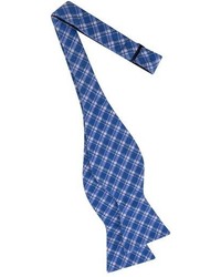 Ted Baker London Plaid Cotton Silk Bow Tie