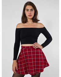 American Apparel Plaid Circle Skirt