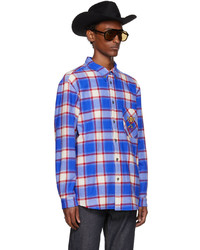 Gucci Blue Check Shirt