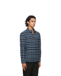 A.P.C. Blue Check Trek Shirt