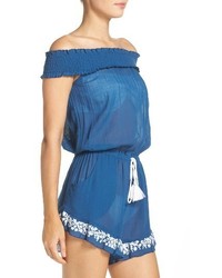 Lucky Brand Stitch In Time Off The Shoulder Romper