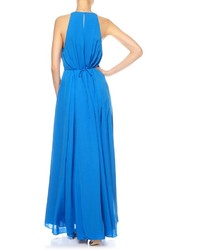 3.1 Phillip Lim Gean Blue Gathered Waist Gown