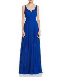 Laundry by Shelli Segal Pleated Chiffon Gown