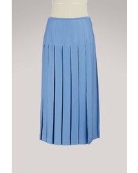 Victoria Beckham Pleated Midi Skirt