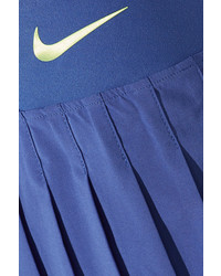 Nike Victory Pleated Dri Fit Stretch Tennis Skirt Blue