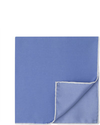 T.M.Lewin Blue Silk Pocket Square