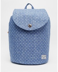Blue Polka Dot Backpack