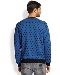 Dolce & Gabbana Polka Dot Cotton Sweatshirt