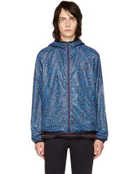 Paul Smith Ps By Blue Multidot Hooded Jacket
