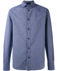 Armani Jeans Woven Polka Dot Shirt